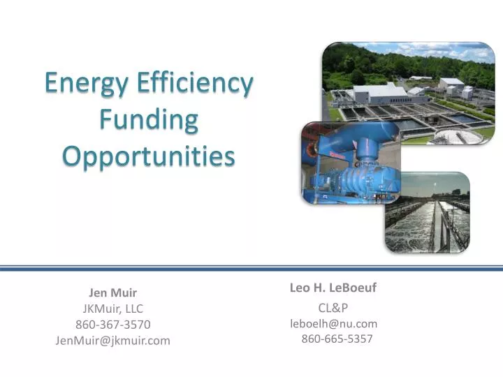 energy efficiency funding opportunities