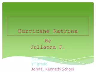 Hurricane Katrina