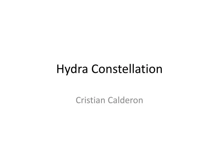 hydra constellation