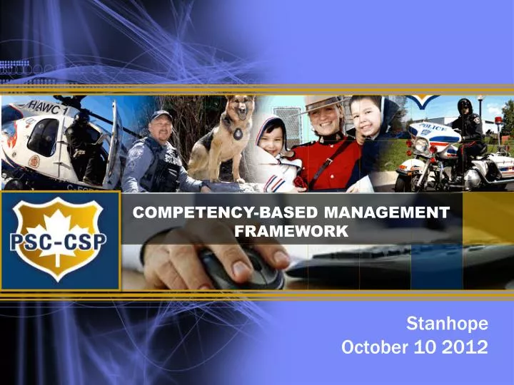 competency based management framework