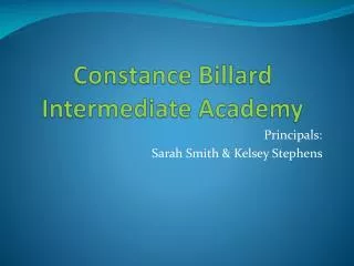 Constance Billard Intermediate Academy