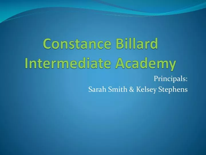 constance billard intermediate academy