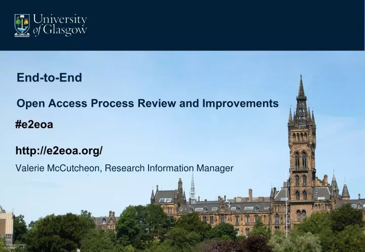 end to end open access process review and improvements