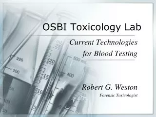 OSBI Toxicology Lab