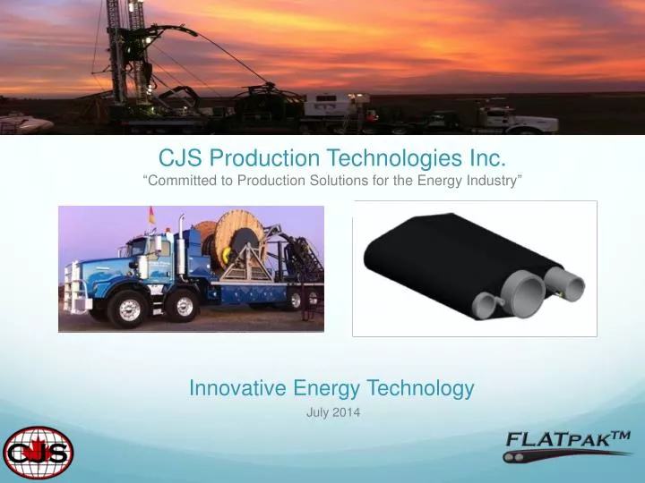 innovative energy technology july 2014