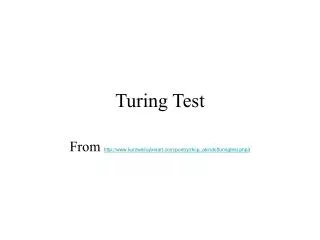 Turing Test