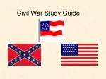 Secession and the Early Battles of the Civil War: A Comprehensive Study Guide - slide 1