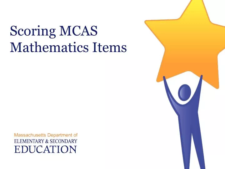 scoring mcas mathematics items
