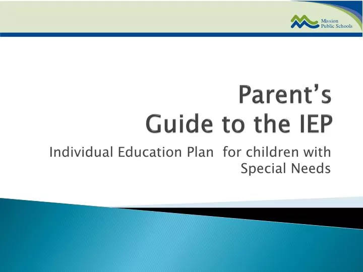 parent s guide to the iep