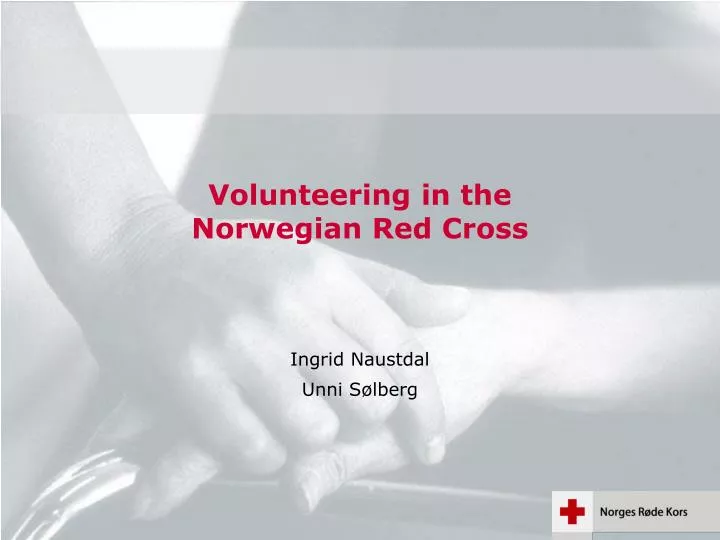 volunteering in the norwegian red cross