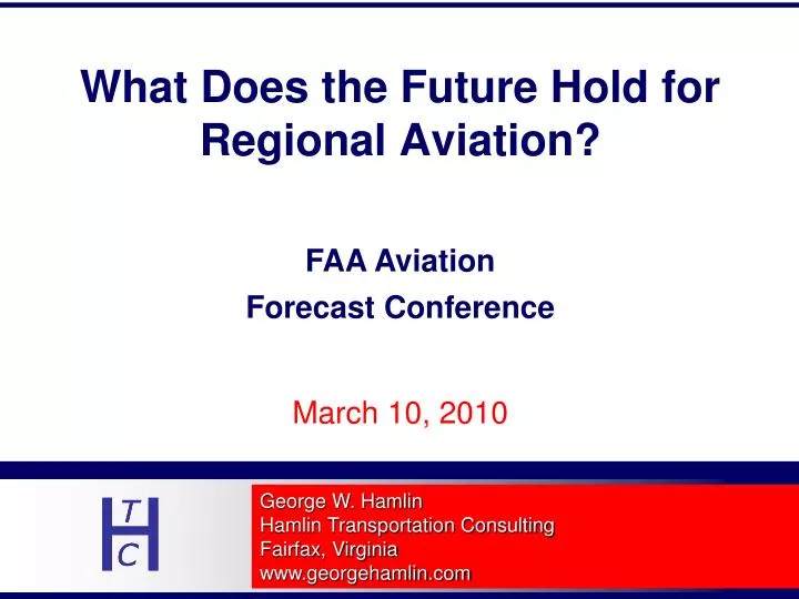 what does the future hold for regional aviation