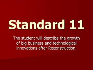 standard 11