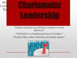 Charismatic Leadership