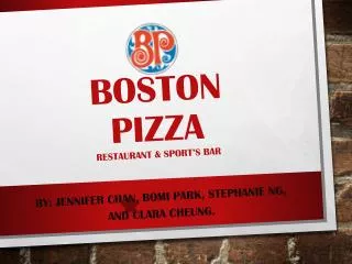 Boston Pizza Restaurant &amp; sport’s bar