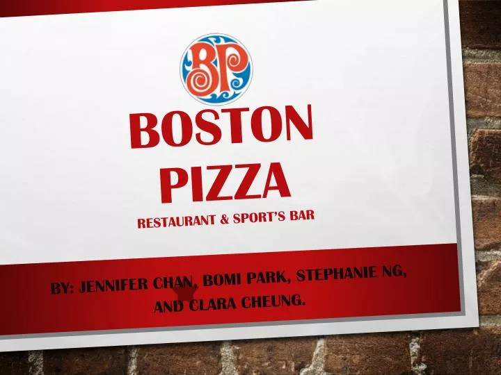 boston pizza restaurant sport s bar