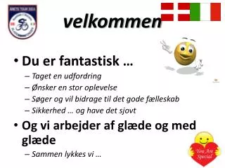 velkommen