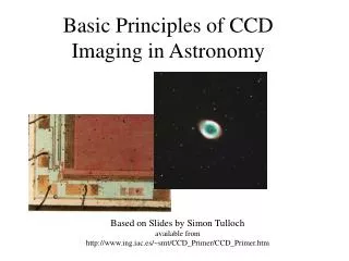 Basic Principles of CCD Imaging in Astronomy