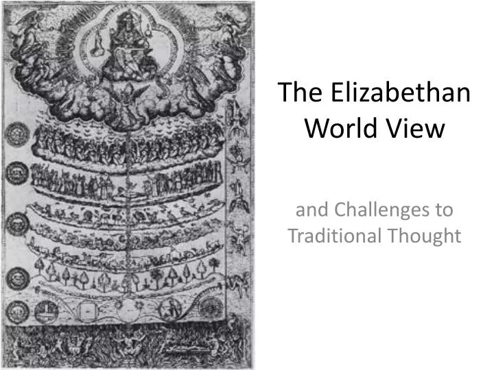 the elizabethan world view