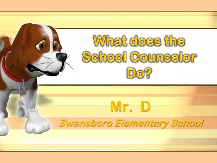 what does the school counselor do