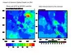 Observed AOD by MODIS satellite - slide 1