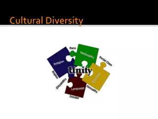 Cultural Diversity