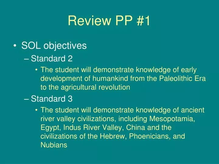 review pp 1