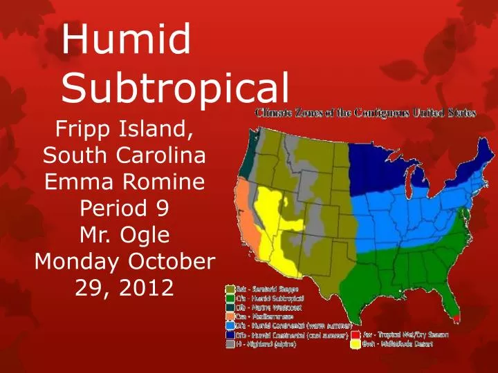 humid subtropical