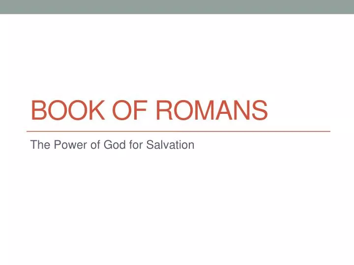 book of romans