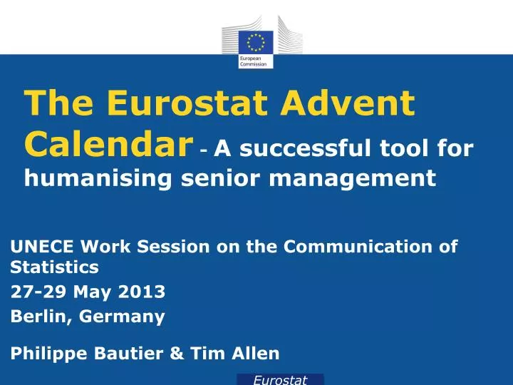 the eurostat advent calendar a successful tool for humanising senior management