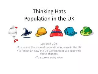 Thinking Hats Population in the UK