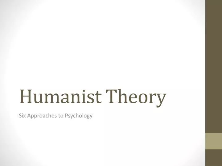 humanist theory