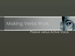 Making Verbs Work