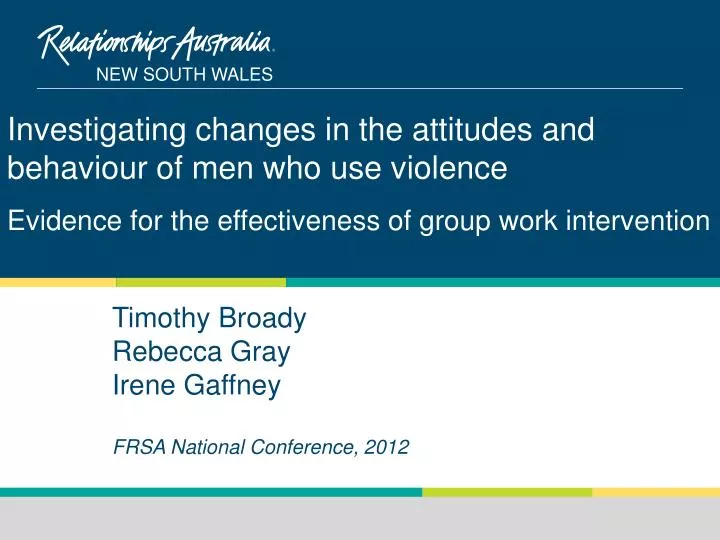 timothy broady rebecca gray irene gaffney frsa national conference 2012
