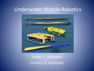 Underwater Mobile Robotics