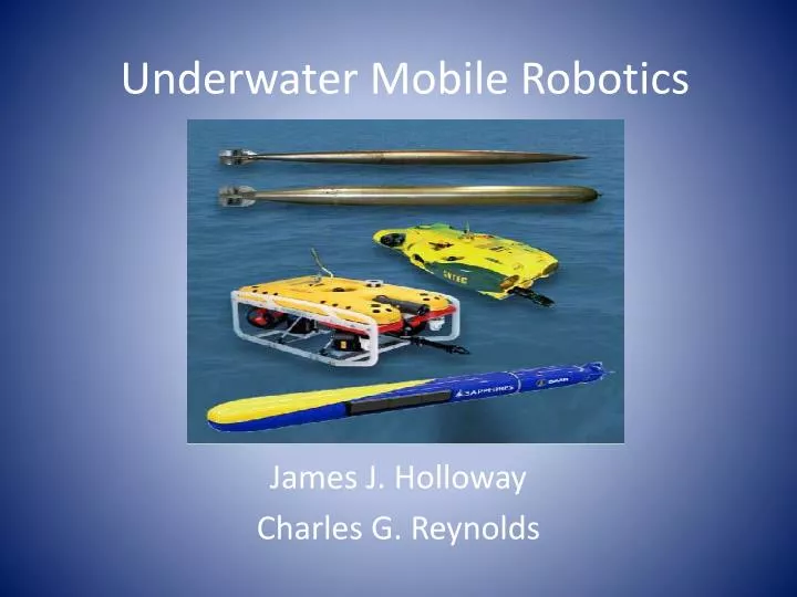 underwater mobile robotics