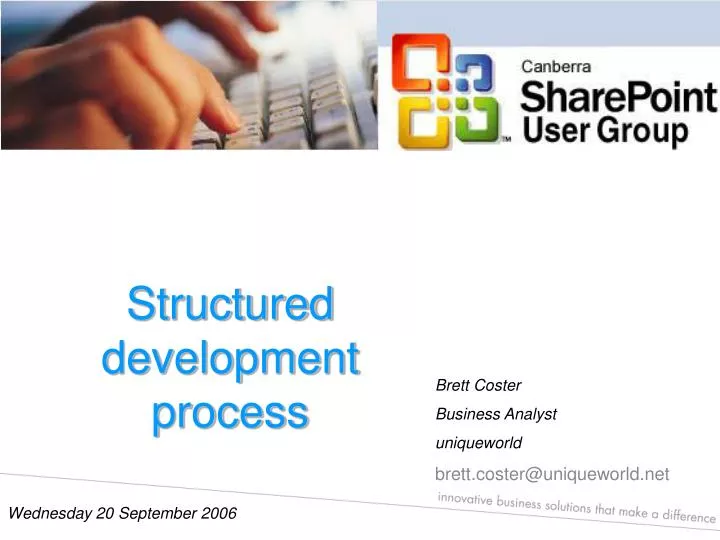 structured development process