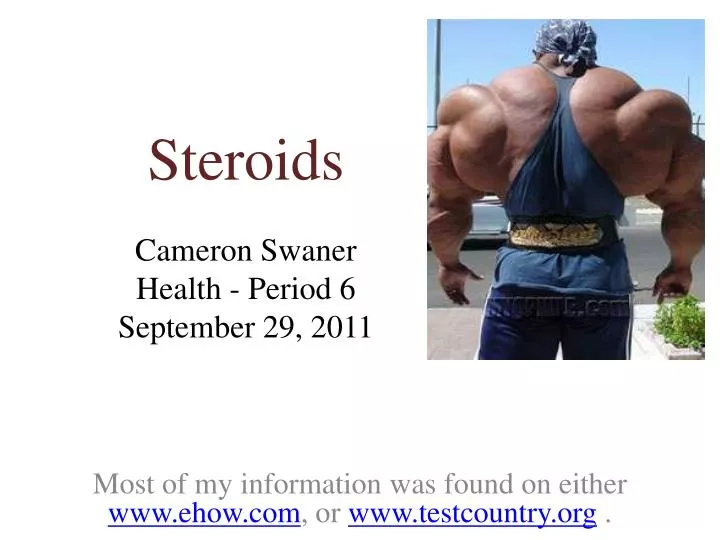 cameron swaner health period 6 september 29 2011