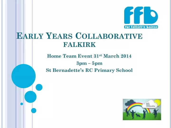 early years collaborative falkirk