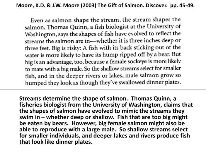 moore k d j w moore 2003 the gift of salmon discover pp 45 49