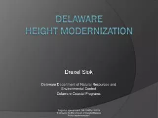 Delaware Height modernization