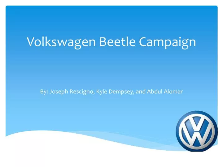 volkswagen beetle campaign