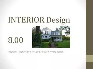 INTERIOR Design 8.00