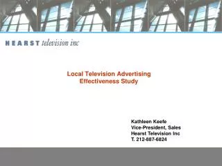 Local Television Advertising Effectiveness Study