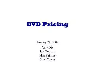 DVD Pricing