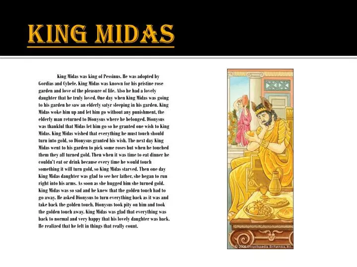 King Midas and the Golden Touch (Rabbit Ears We All Have Tales)