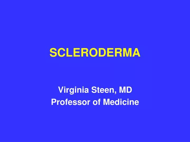 scleroderma