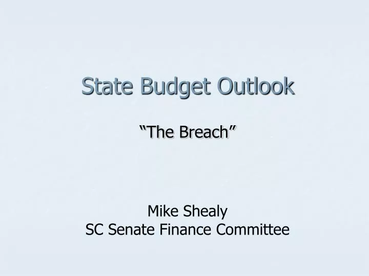 state budget outlook