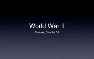 world war ii