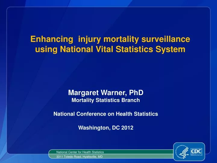 enhancing injury mortality surveillance using national vital statistics system