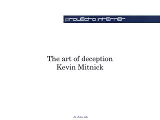 The art of deception Kevin Mitnick